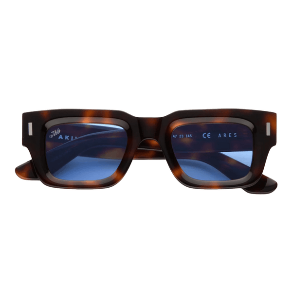 Ares / Havana Acetate & Sky Blue Lens - Shade Files